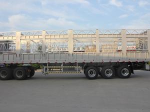 Semi-<span class=keywords><strong>remorque</strong></span> à ridelles Aotong de haute qualité à 3 essieux, 60 tonnes, pour le transport d'animaux et de marchandises en vrac, à vendre - Product Image 2