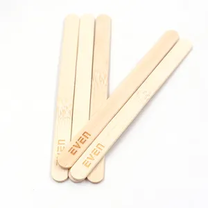 Bâtonnets de popsicle naturels personnalisés Bâtonnets de crème glacée en bambou Bâtonnets de popsicle en bambou pour crème glacée
