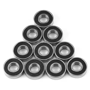 10 Uds. Rodamientos de Bolas en Miniatura 6001-2RS de Acero, Sellados con Goma de Doble Cara, Rodamientos de Bolas de Ranura Profunda 12x28x8mm para Coche y Barco - Product Image 2