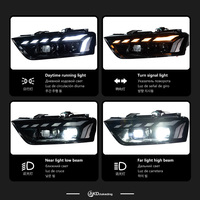Feux de voiture pour Audi Q3 2013-2015, phares LED à signal dynamique, feux de jour DRL, projecteur de phare avant, accessoires automobiles