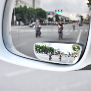 DM-070 HD Frameless Adjustable Long Strip <b>Small</b> Mirror <b>Blind</b> Spot Mirror Car Rearview Auxiliary Mirror Black New for - Product Image 1