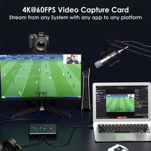 Carte de capture vidéo double HDR USB 3.0 <span class=keywords><strong>1080P</strong></span> pour streaming OBS, enregistrement de jeux en direct, convertisseur USB - Product Image 6