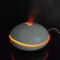 Diffuseur électrique ultrasonique de flamme de bureau de nouveauté d'usb de 2025 200ml pour des cadeaux de maison et d'anniversaire