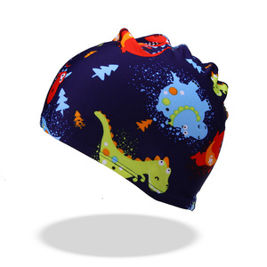 Nouveau <span class=keywords><strong>bonnet</strong></span> <span class=keywords><strong>de</strong></span> <span class=keywords><strong>bain</strong></span> en nylon pour enfants avec imprimé numérique, tissu à séchage rapide, design <span class=keywords><strong>de</strong></span> dessin animé pour garçons et filles, pour piscines pour enfants - Product Image 4