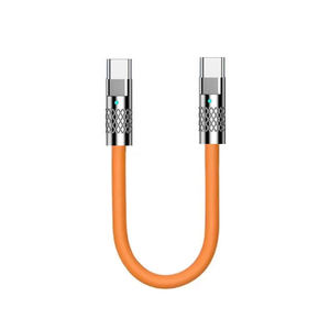 Nouveau câble de charge rapide portable et court 2026 avec indicateur lumineux, câble de données Type C pour iPhone 17, Samsung, Power Bank - Product Image 5