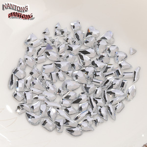 Nantong Flat-<b>back</b> Mixed Shape Glass Rhinestones For DIY Jewelry And Clothing Accessories Wholesale - Product Image 1