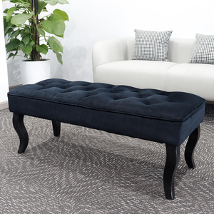 Chúng Tôi Miễn Phí Vận Chuyển Nhung Tufted Lưu Trữ Ottoman Băng Ghế Dự Bị Cho Phòng Ngủ Lối Chơi Đàn Piano - Product Image 2
