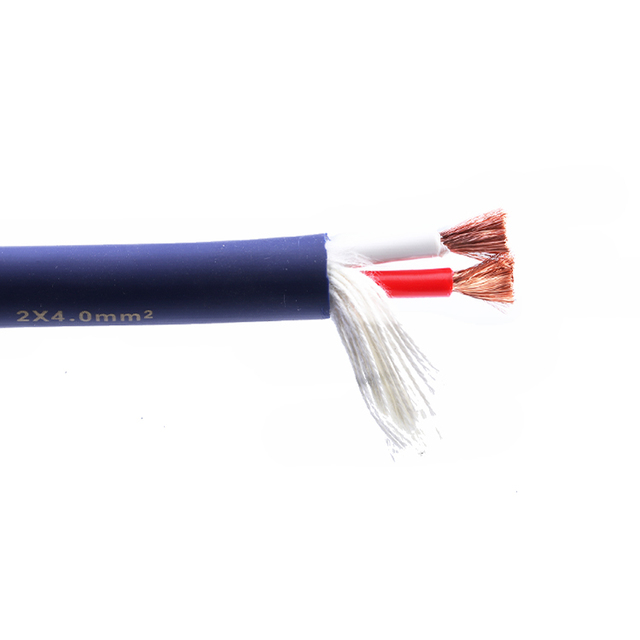 OEM JA105 Customized 2*2.5mm² OFC Copper Core 2 Core 13 AWG Audio Flexible Speaker Cable Wire for Home Theater & Stage