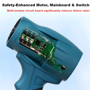 Ventilateur à jet sans fil haute puissance 100,000 tr/min pour batterie au lithium <span class=keywords><strong>Maki</strong></span>-ta 18-21V pour séchage <span class=keywords><strong>de</strong></span> voiture poussière <span class=keywords><strong>feuille</strong></span> soufflant séchage pour animaux <span class=keywords><strong>de</strong></span> compagnie - Product Image 4