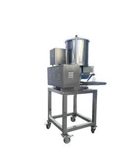 Fully automatic hamburger meat patty forming meat process burger making machine roll meat pie