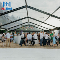 Tente de réception transparente pour mariage en plein air, tentes de mariage pour 300 à 500 personnes, tente de réception extérieure