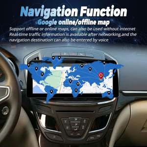 Reproductor de Video para Auto con Pantalla de 12.3 Pulgadas, Android 13, Radio Estéreo para Opel Insignia Buick Regal 2013 2017, GPS, Multimedia, Carplay, Unidad Principal - Product Image 5