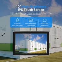 Écran tactile industriel intégré IXHUB 10,1 pouces Linux YOCTO 6.12 MIMX9352 pour contrôle industriel, en plastique biseauté