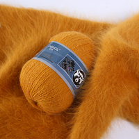 Großhandel Nerz-Kaschmir-Garn 50g+20g Bestseller Langhaarige Angora-Kaninchenhaare und Nylon-Mischung zum Handstricken von Damenpullovern