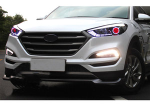 MJ per <span class=keywords><strong>Hyundai</strong></span> <span class=keywords><strong>TUCSON</strong></span> <span class=keywords><strong>accessori</strong></span> per 2018 2015 fari a LED per fari a LED con funzione di aggiornamento del gruppo luci del faro del demone Eyes - Product Image 5