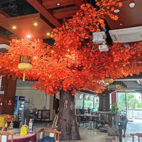 Vente en gros usine : Grand arbre d'érable artificiel en fibre de verre, personnalisé pour l'aménagement paysager, les centres commerciaux, les parcs et la décoration de restaurants