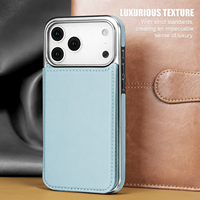 Étui portefeuille en cuir pleine fleur anti-RFID pour iPhone 17/17 Pro/17 Pro Max avec emplacements multi-cartes et rabat magnétique – Fabrication OEM