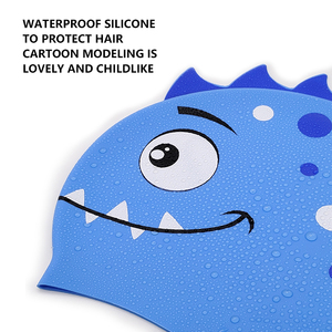 3D lindo 65g personalizado para niños personalizado profesional <span class=keywords><strong>piscina</strong></span> gorros de natación - Product Image 6
