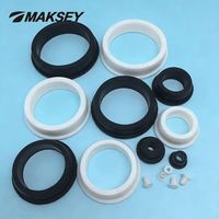 MAKSEY Joint d'étanchéité en caoutchouc silicone souple personnalisé pour le calfeutrage de trous, manchon de protection de câble, bouchon de trou creux, joint de protection en T, joint en spirale