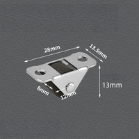 Roulettes directionnelles miniatures de 0,5 pouce pour lit tatami, roulettes pivotantes en caoutchouc silencieuses en nylon