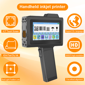 Impresora de Inyección de Tinta Portátil, Económica e Inteligente, Máquina de Codificación de Cajas Multilingüe para Imprimir en Vasos - Product Image 5