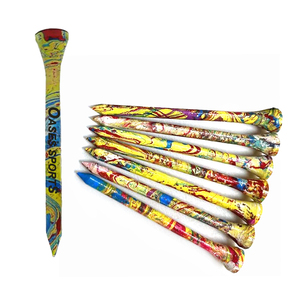 ทีตีกอล์ฟไม้ไผ่ลายเพ้นท์สีสันสดใส ดีไซน์ไม่ซ้ำใคร - Product Image 5
