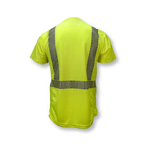 Camicie da <span class=keywords><strong>Lavoro</strong></span> ad Alta Visibilità per Uomo, Polo in Poliestere a Maniche Corte, T-Shirt Rinfrescante - Product Image 2