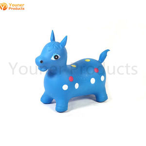 Cheval gonflable pour enfants, prix bon marché, mignon, coloré, cheval, animaux - Product Image 5