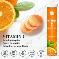 Comprimés effervescents de vitamine C OEM 1000 mg, complément alimentaire pour la forme physique, comprimés effervescents pour la peau, hydratation de la salle de sport, complément de vitamine C