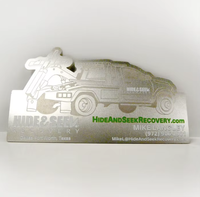 Cartes de visite de visite de visite de visite de luxe en aluminium anodisé en acier inoxydable et métal avec impression personnalisée de logo gravé au laser