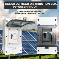 Caja de Distribución de Material de PC Impermeable para Exteriores con Certificación CE, Modelo Económico IP67, 250A 2P, Caja de Plástico Mccb para Uso Industrial
