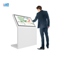 Kiosque d'affichage numérique à écran tactile de 43 pouces, sur pied, 1920x1080, Android, WiFi, USB, RJ45