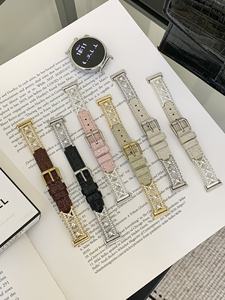 Correas de Reloj Inteligente con Perlas de Moda de 20 y 22 mm para Miband 10, Correa de Cuero para Apple Watch Series <span class=keywords><strong>11</strong></span>, 10, 9, <span class=keywords><strong>8</strong></span>, 45 mm, 38 mm - Product Image 2