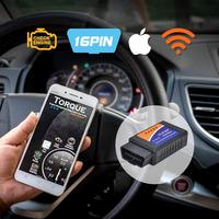 Dispositivo de Cálculo de Kilometraje, Escáner OBD2, Lector de Códigos Wifi Elm327, Herramienta de Diagnóstico, Adaptador OBD para Automóviles