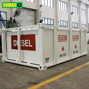 Sumac Chất lượng cao đôi tường tự bunded 5000L dầu diesel bình nhiên liệu