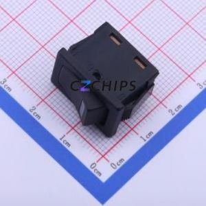 R1966ABLKBLKESGRN Rocker Switch Through hole Component (THT) Switch Concave Bend Solder Tab Black 15A - Product Image 2