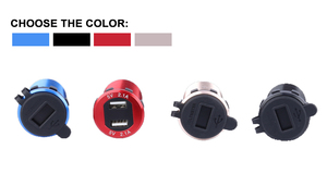Panneau de change de <span class=keywords><strong>voiture</strong></span> étanche et résistant au feu <span class=keywords><strong>DS1</strong></span> PA66, avec prise d'alimentation en USB et monotrou - Product Image 4