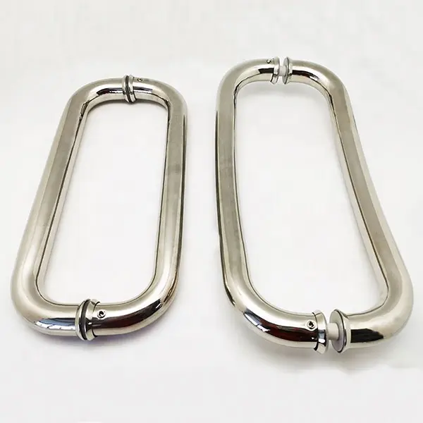Maniglia in alluminio a basso prezzo manopola per porta doccia maniglia in acciaio inossidabile di alta qualità porte scorrevoli in vetro