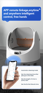 Neues Design 68L Automatische Katzentoilette APP-Steuerung Duale Sicherheitssensoren Selbstreinigende Katzentoilette mit Offenem Design - Product Image 5