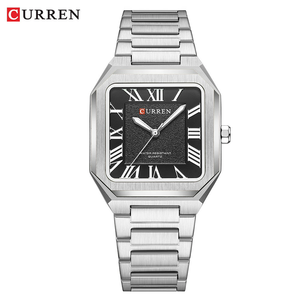 Montre à quartz carrée de luxe pour homme 8482, en alliage, étanche, avec aiguilles lumineuses, style affaires et mode - Product Image 6