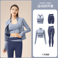 Ensemble de yoga deux pièces haute résistance coupe ajustée, couleur unie, soutien-gorge et pantalon, léger et respirant, options grandes tailles XL, élastique avant