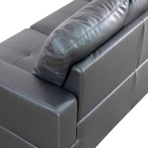 High Quality Modern Modular Leather Sectional <b>Sofa</b> Convertible Hot Seller Living Room Furniture with Removable <b>Sleeper</b> Home Set - Product Image 6