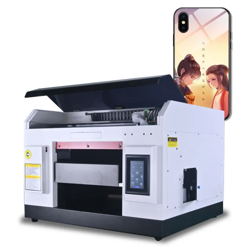 2021 Pro colored Neues Produkt A3 UV-Flachbett-Handy hülle UV-LED-Drucker in voller Größe mit ESPON TX800