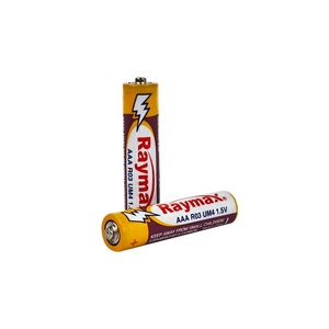 Batería de zinc de carbono resistente de larga duración sin mercurio y sin cadmio R03 <span class=keywords><strong>AAA</strong></span> 1,5 V para dispositivos de Bajo drenaje - Product Image 1