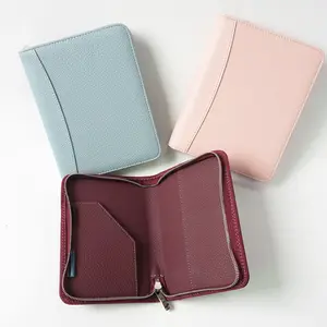 Bao Sách Kinh Thánh Bằng Da Thuần Chay Với Dây Kéo Hội Nghị Tùy Chỉnh Bán Buôn Tập Tin Thư Mục Danh Mục Đầu Tư Túi - Product Image 1