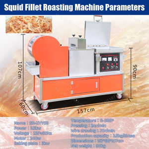 Gran oferta, máquina trituradora <span class=keywords><strong>de</strong></span> calamar asado, máquina Manual <span class=keywords><strong>de</strong></span> asado y prensa <span class=keywords><strong>de</strong></span> calamar seco, máquina eléctrica para parrilla <span class=keywords><strong>de</strong></span> carne para pescado - Product Image 4