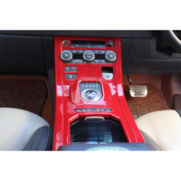 Autocollant décoratif texturé en fibre de carbone pour l'intérieur de la voiture Accessoires pour Land Rover Range Rover Evoque L538 Gouvernail droit 2012-2018
