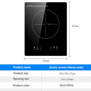 Cocina de Inducción Comercial Integrada de 3500W con un Solo Quemador, Cristal NEG, para Uso Doméstico - Product Image 6