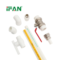IFAN Raccords de tuyauterie PPR haute qualité Coude, Raccord à emboîtement, Té 20-110MM Matériaux de plomberie Raccords de tuyauterie PPR et machine