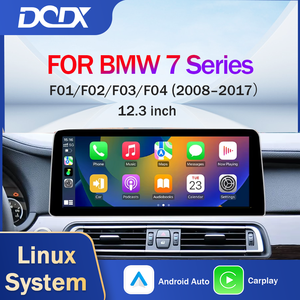 Radio para Auto con Sistema Linux de 12.3 Pulgadas para BMW Serie 7 F01 F01 F03 F04 2009-2017, Sistema CIC NBT, Reproductor Multimedia para Auto, CarPlay Inalámbrico, Navegación Automática - Product Image 1